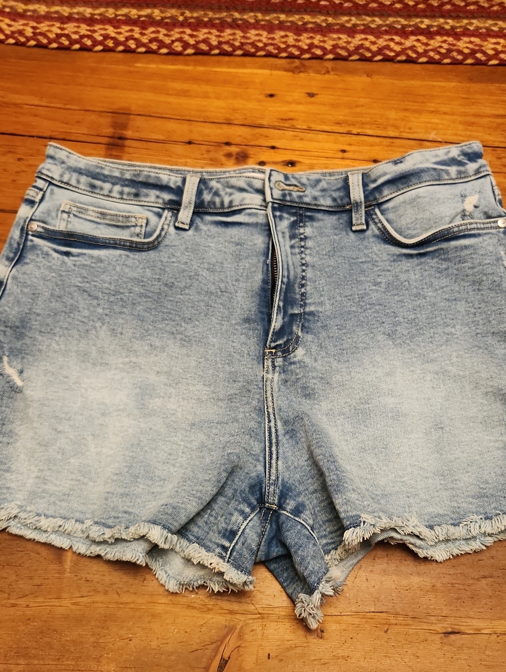 Lauren Conrad Distressed Jean Shorts